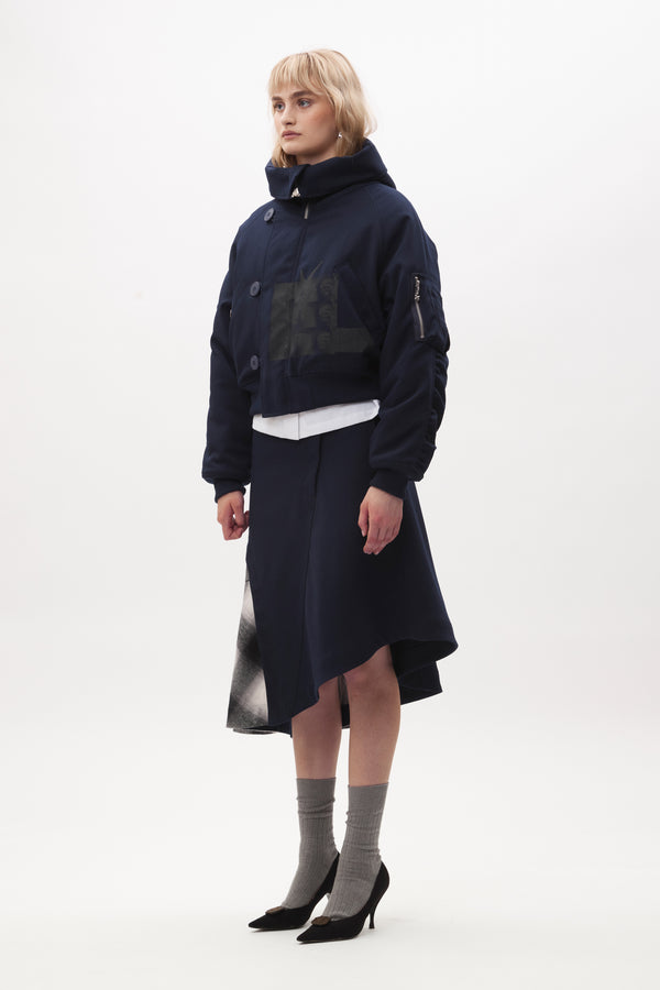 Pam Perks And Mini BODY ELECTRIC CROPPED HOODED PARKA