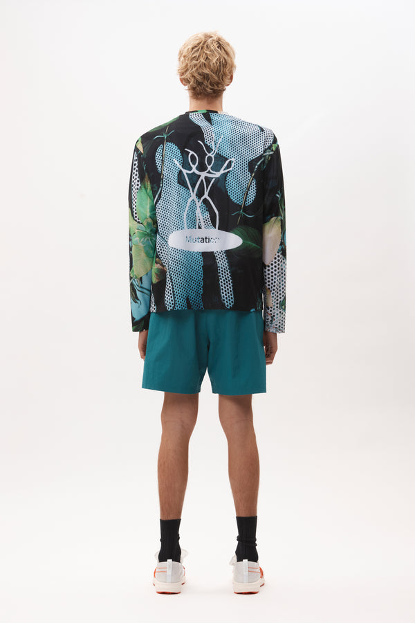 Pam Perks And Mini CHOOSE FREEWHEELING TRACK SHORTS - BLACK/TEAL