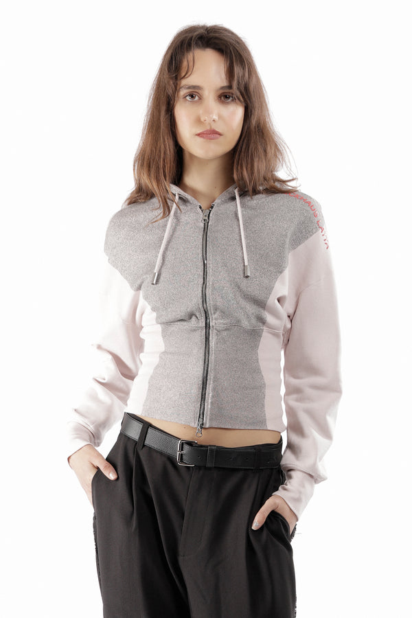 pam perks and mini ECKHAUS LATTA - SNATCHED HOODIE POWDER