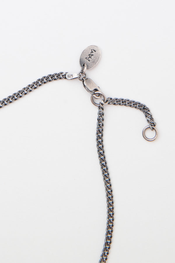 Pam Perks And Mini FANGZ NECKLACE OXIDISED SILVER CPL