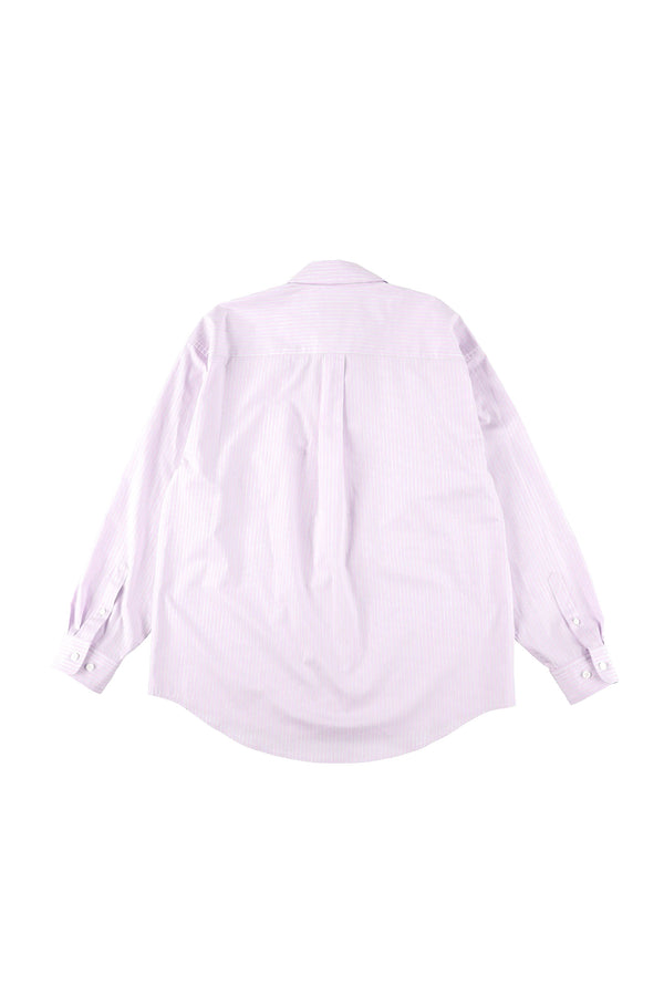 Pam Perks And Mini FLOATING HEART BROADCLOTH SHIRT LAVENDER STRIPE