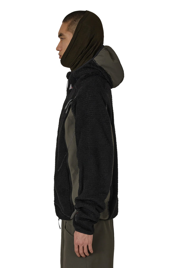 Pam Perks And Mini Kai Polartech High Loft Jacket Black Dark Olive