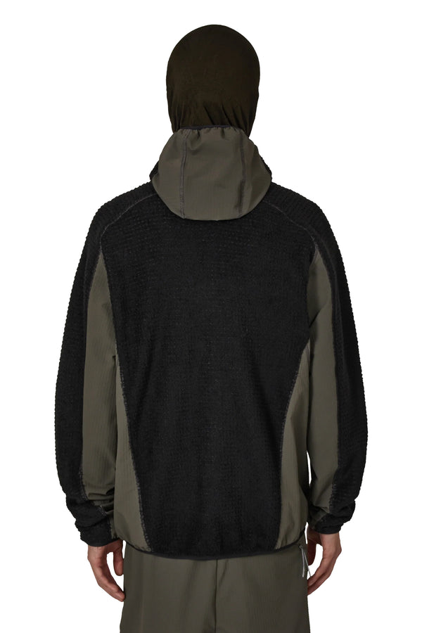 Pam Perks And Mini Kai Polartech High Loft Jacket Black Dark Olive