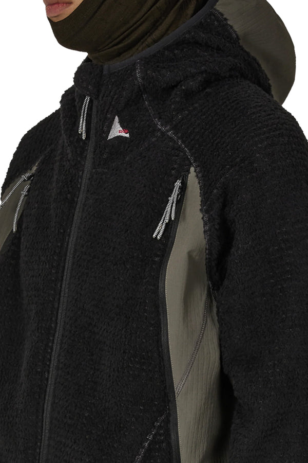 Pam Perks And Mini Kai Polartech High Loft Jacket Black Dark Olive