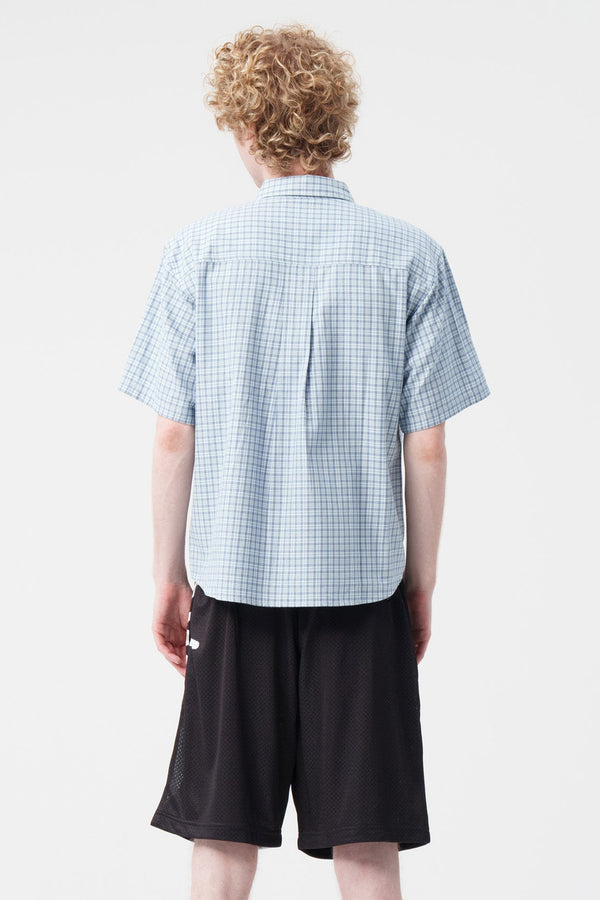 Pam Perks And Mini Multi Check S/S Shirt Light Blue