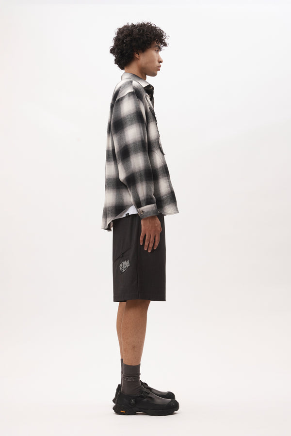 Pam Perks And Mini A RUSSELL UNISEX SHORTS - GREY