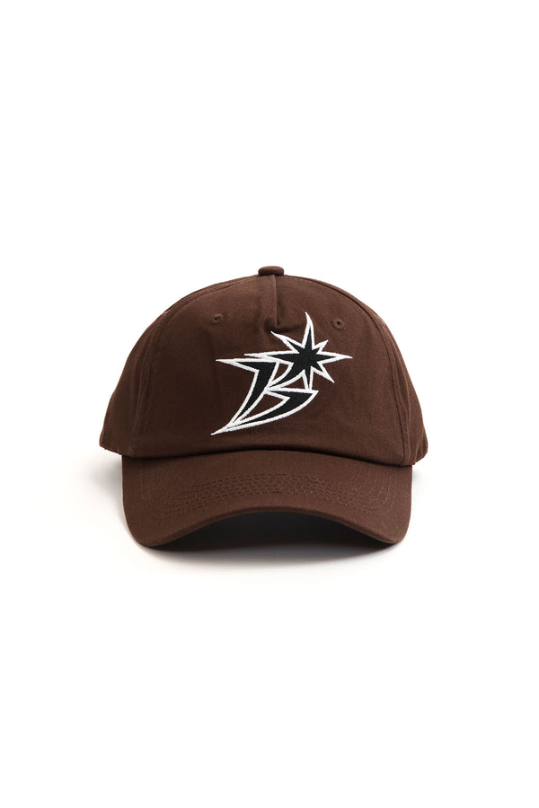 pam perks and mini B Logo 5-Panel Cap Brown