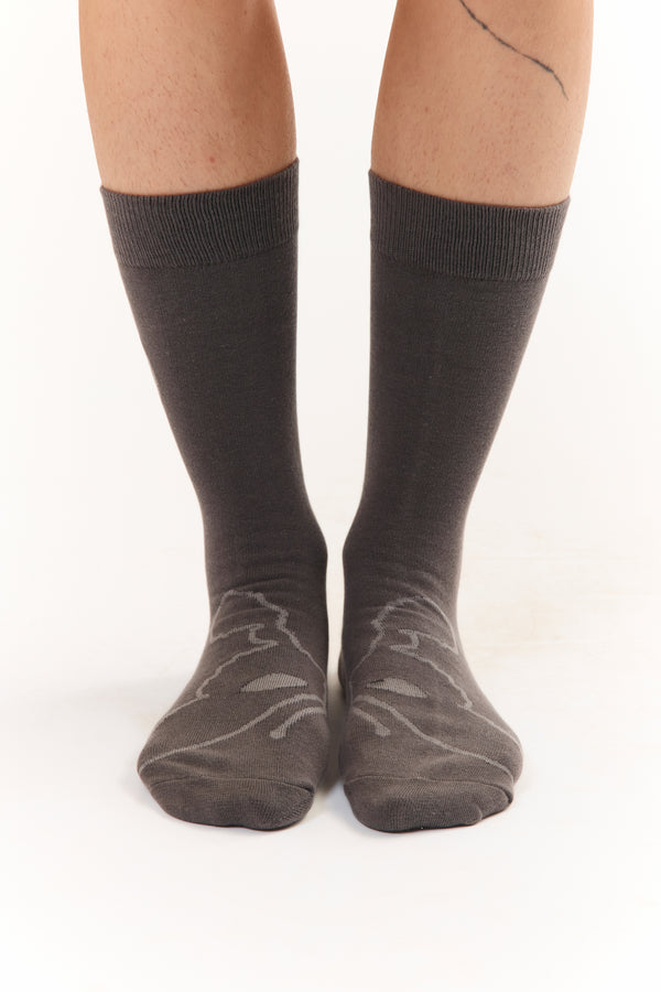 pam perks and mini BFF SOCKS - CHARCOAL