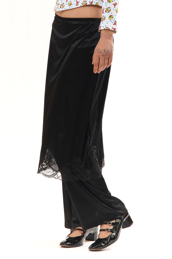 Pam Perks And Mini BLACK LINGERIE TROUSER