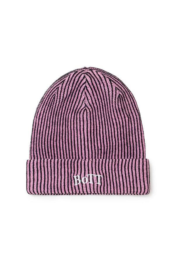 pam perks and mini Chain Stitch Beanie Pink