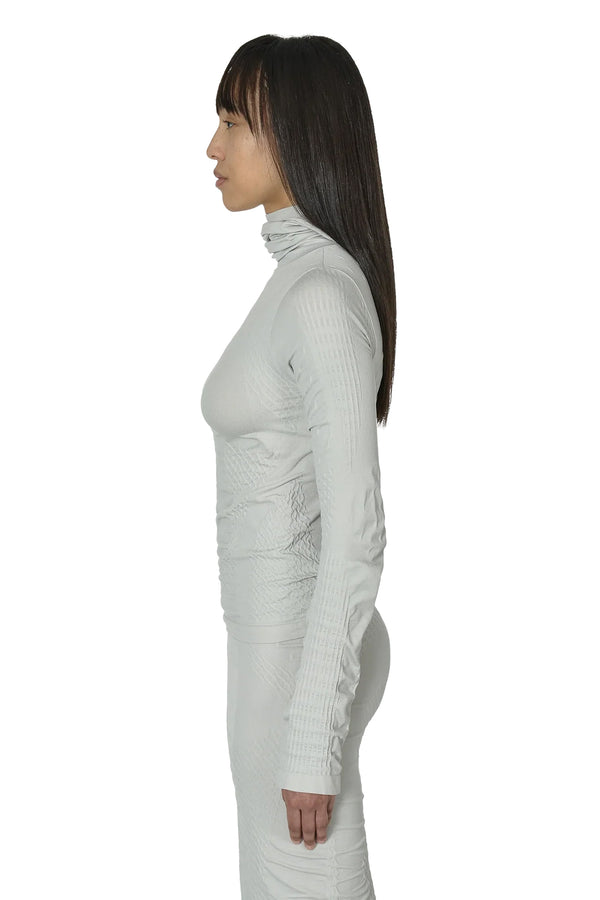 Pam Perks And Mini Circular Hoodie Light Grey