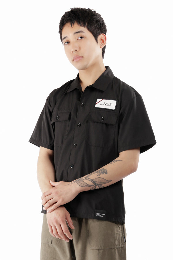 Pam Perks And Mini CLASSIC WORK SHIRT SS-1 BLACK