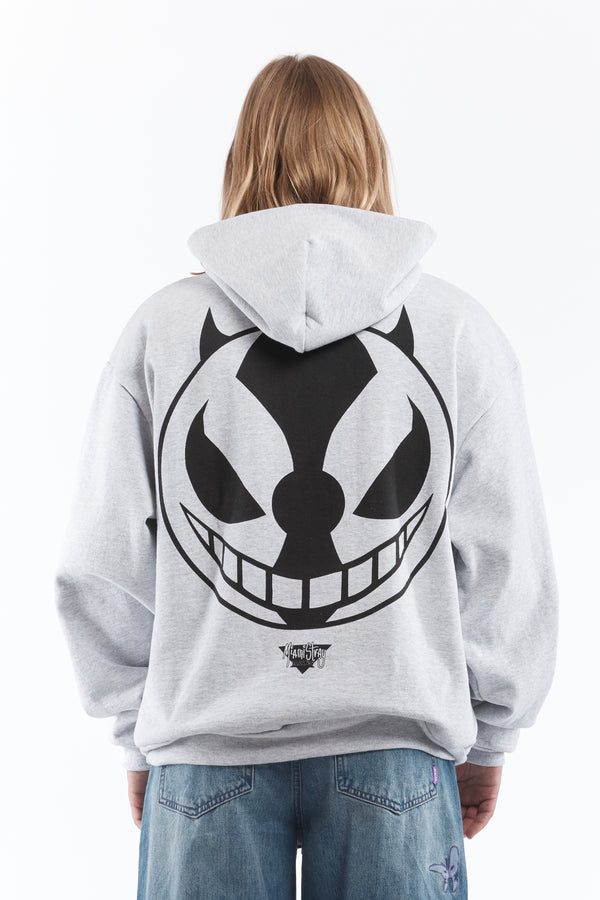 Pam Perks And Mini DEMON HOODIE GREY