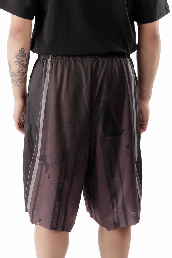 Pam Perks And Mini Distressed Shorts Purple Black