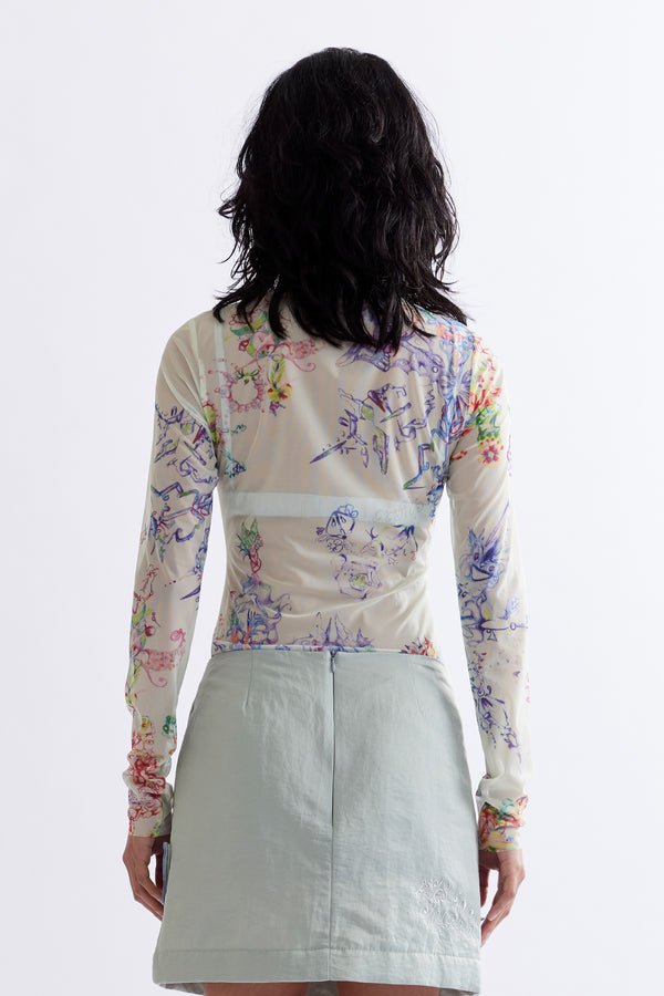 Pam Perks And Mini FRACTAL MESH TOP - COCO STAR