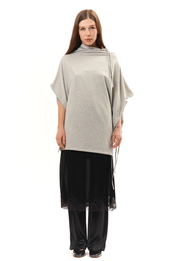 pam perks and mini GREY BED TIME TOP