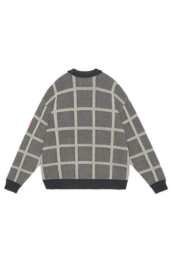 Pam Perks And Mini GRID LOOSE KNIT CARDIGAN