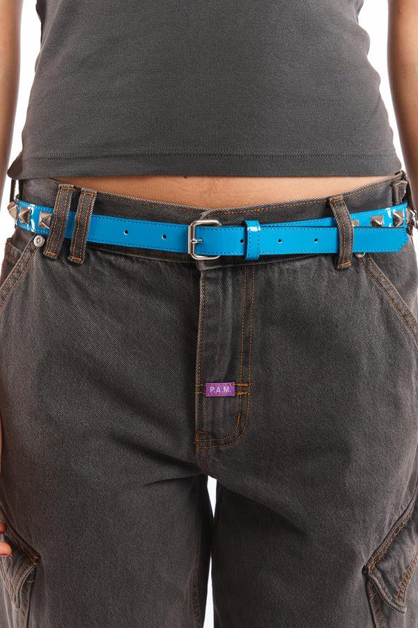 Pam Perks And Mini HALF STUDS BELT BLUE
