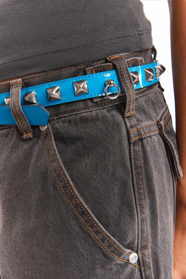 Pam Perks And Mini HALF STUDS BELT BLUE
