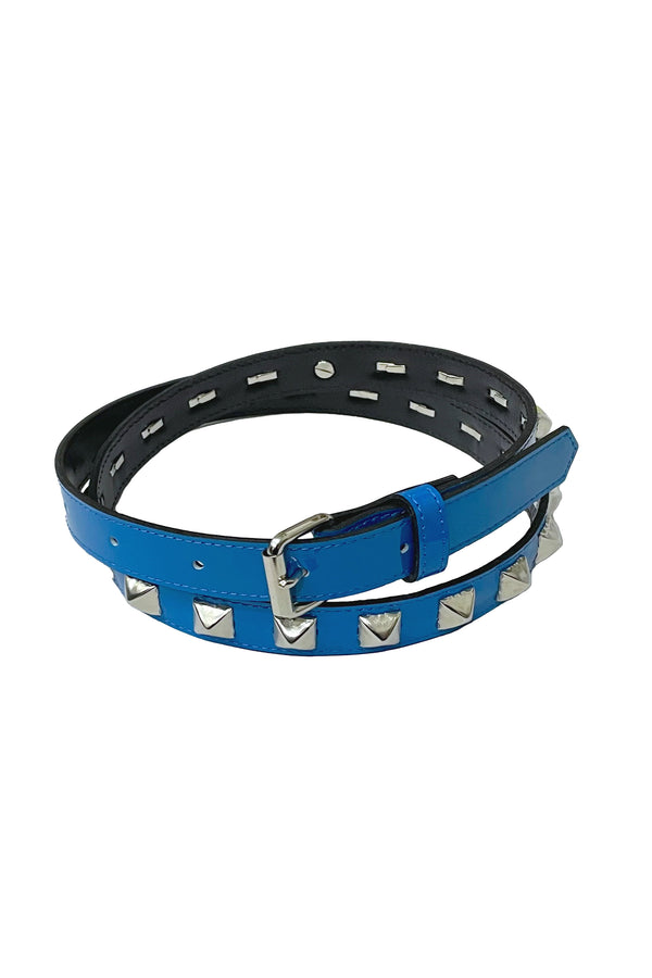pam perks and mini HALF STUDS BELT BLUE
