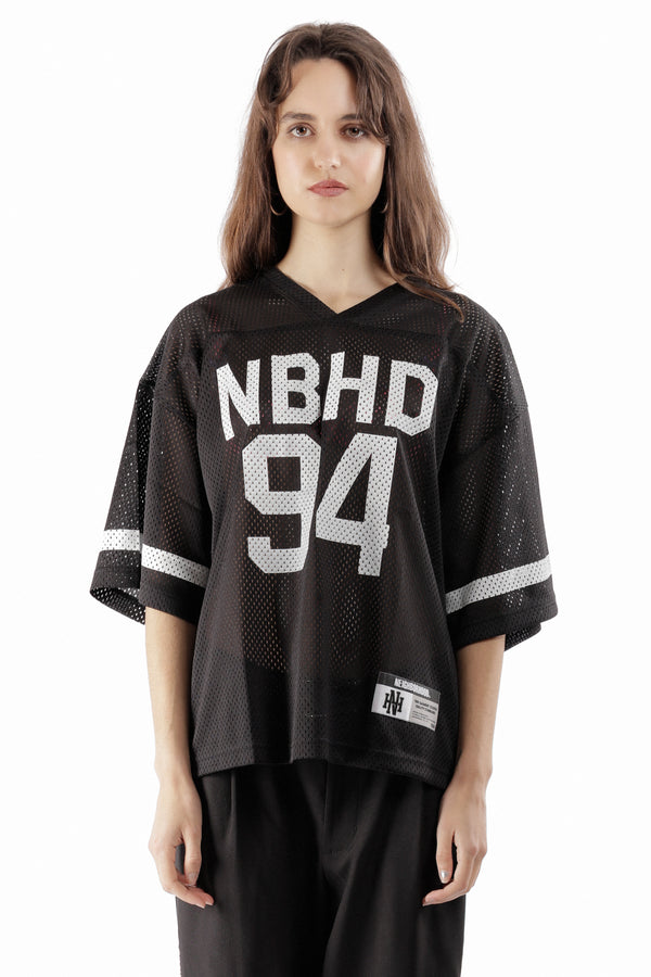 Pam Perks And Mini HOCKEY V-NECK SS T-SHIRT BLACK