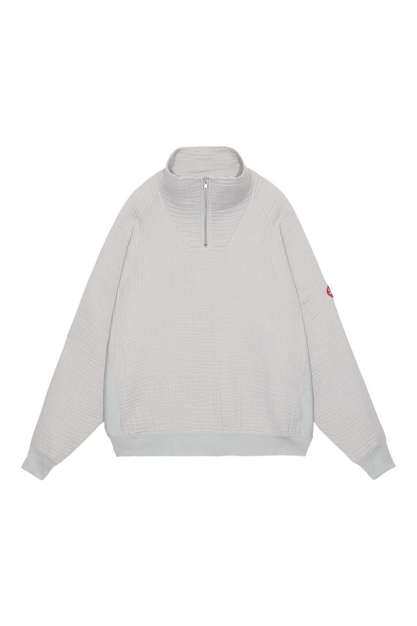 pam perks and mini LAYERED GAUZE HALF ZIP