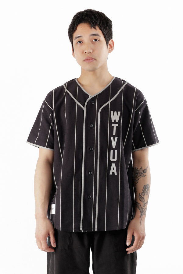 Pam Perks And Mini LEAGUE COTTON SS SHIRT NAVY