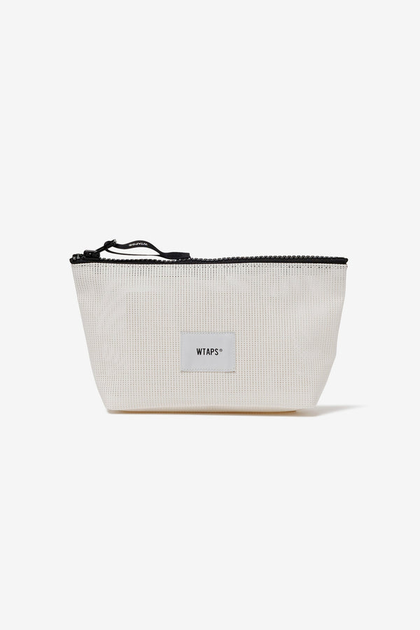 pam perks and mini MAG MEDIUM PVC POUCH WHITE