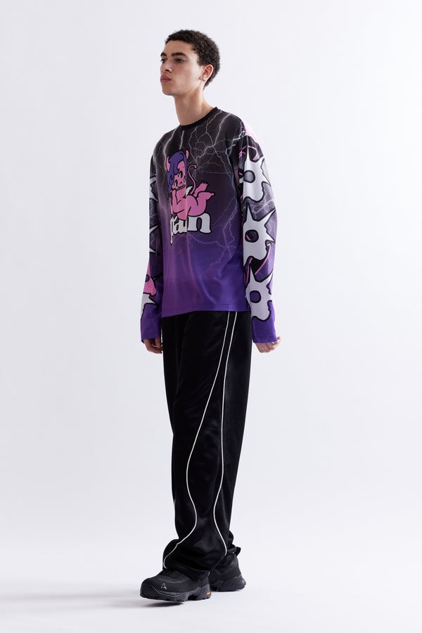 Pam Perks And Mini MIRAGE TRACK PANT - BLACK