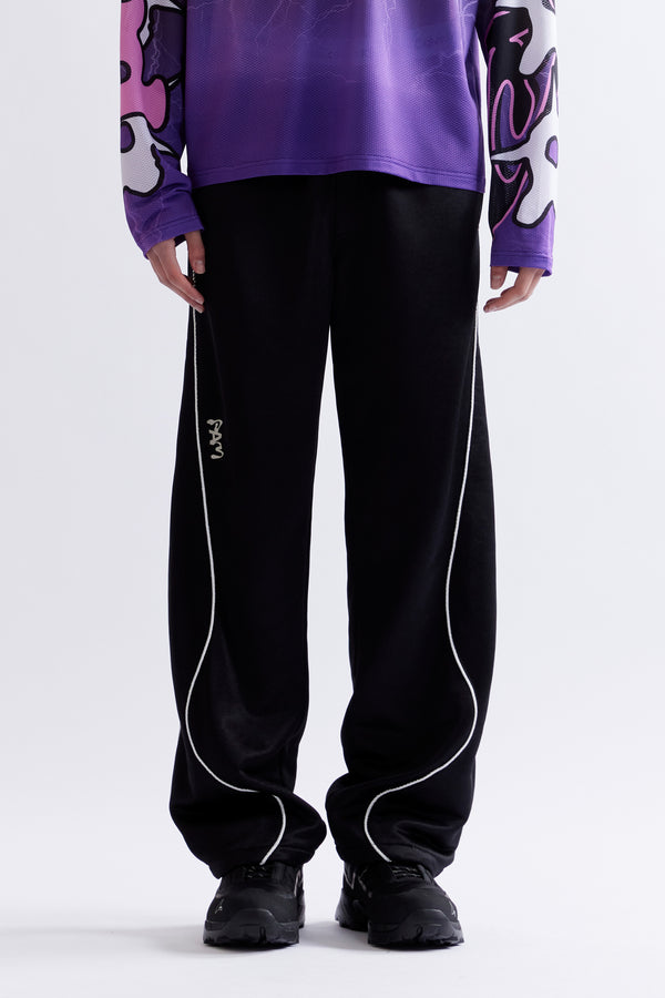 pam perks and mini MIRAGE TRACK PANT - BLACK