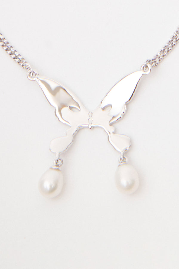 Pam Perks And Mini PEARL DROP ALIEN KISS NECKLACE