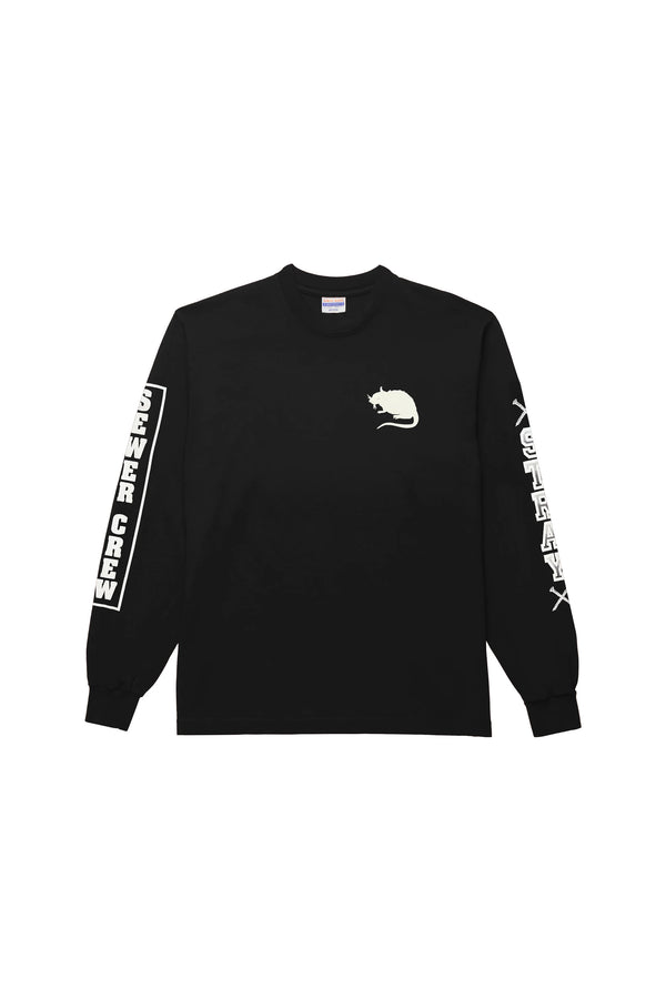 Pam Perks And Mini Sewer Crew L/S Tee Black