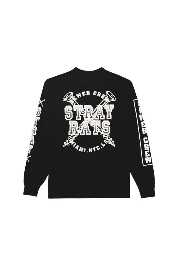 Pam Perks And Mini Sewer Crew L/S Tee Black