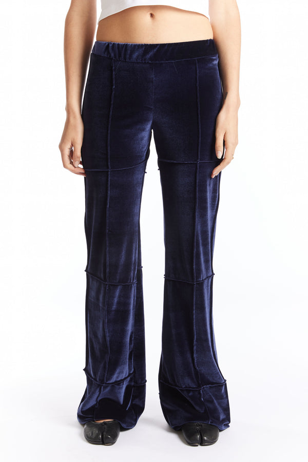 pam perks and mini SPIDER PANT FLARE NAVY