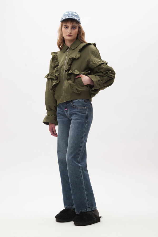 Pam Perks And Mini THISTLE FRILL BOMBER