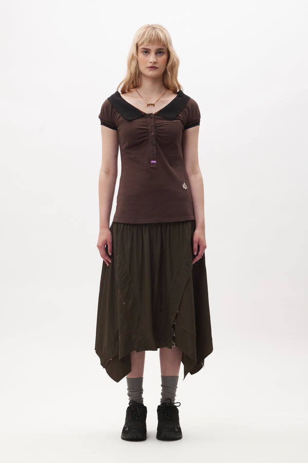 Pam Perks And Mini TWIN OAKS WIDE NECK POLO