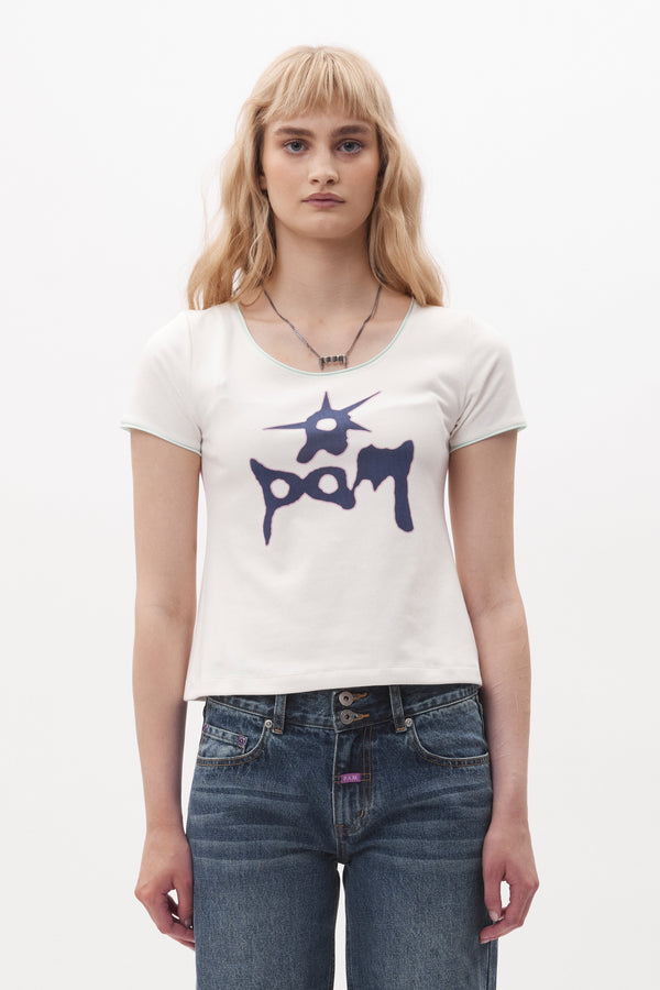 pam perks and mini URCHIN SCOOP NECK TEE