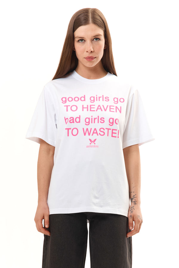 pam perks and mini PAM x WASTE - GOOD GIRLS TEE WHITE