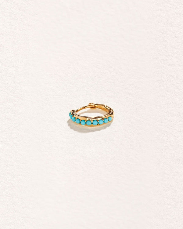 pamela love 10mm Molten Pavé Huggie