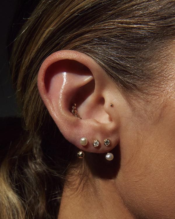 Pamela Love 2mm Tiny Molten Stud