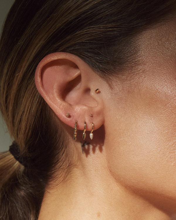 Pamela Love 2mm Tiny Molten Stud