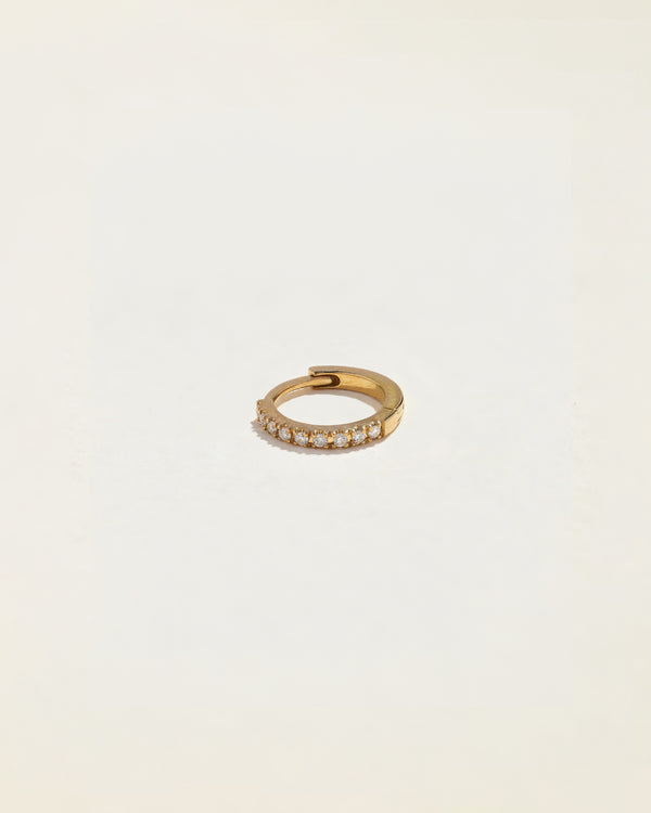 pamela love 6mm Pavé Huggie