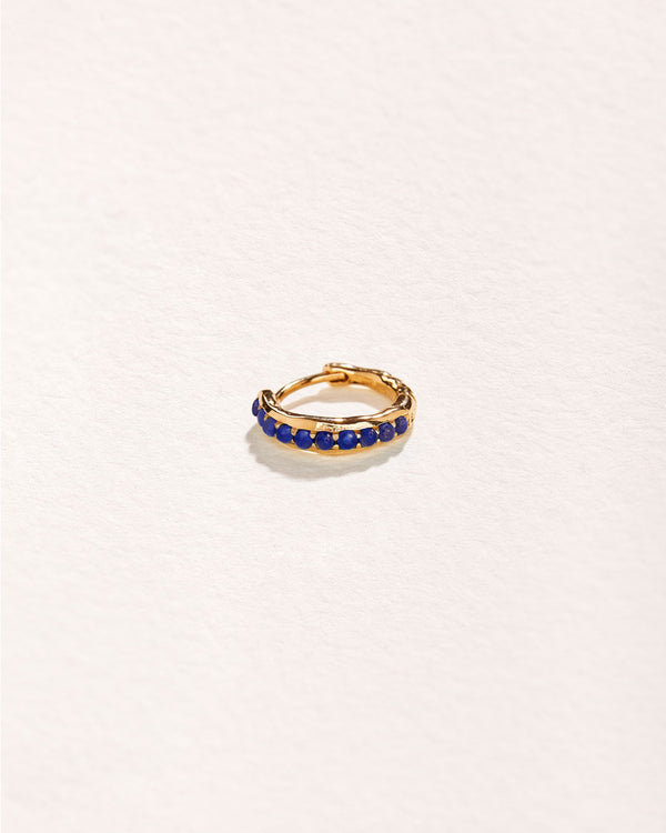 pamela love 8mm Molten Pavé Huggie