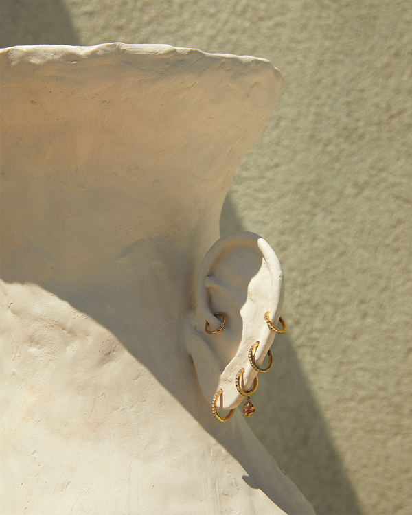 Pamela Love 8mm Pavé Huggie