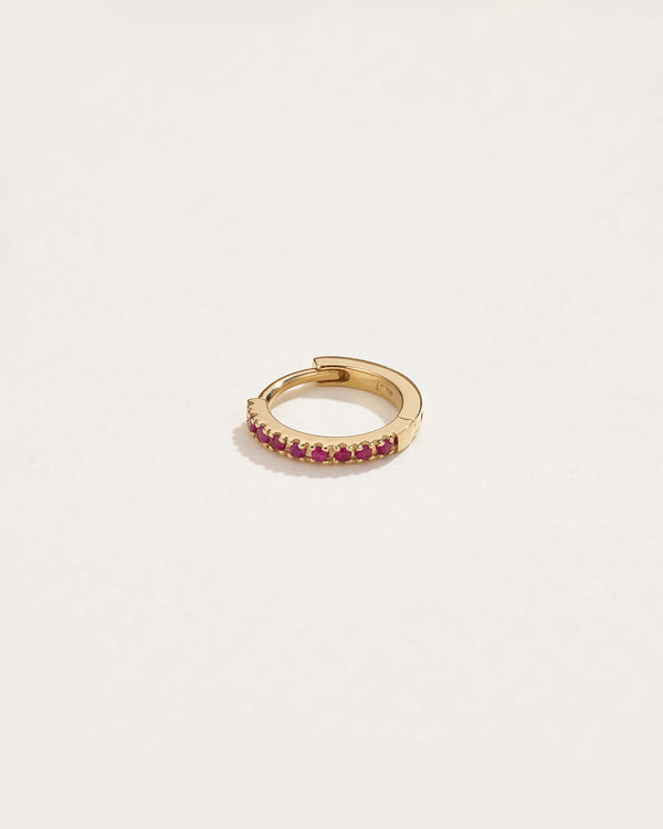 pamela love 8mm Pavé Huggie