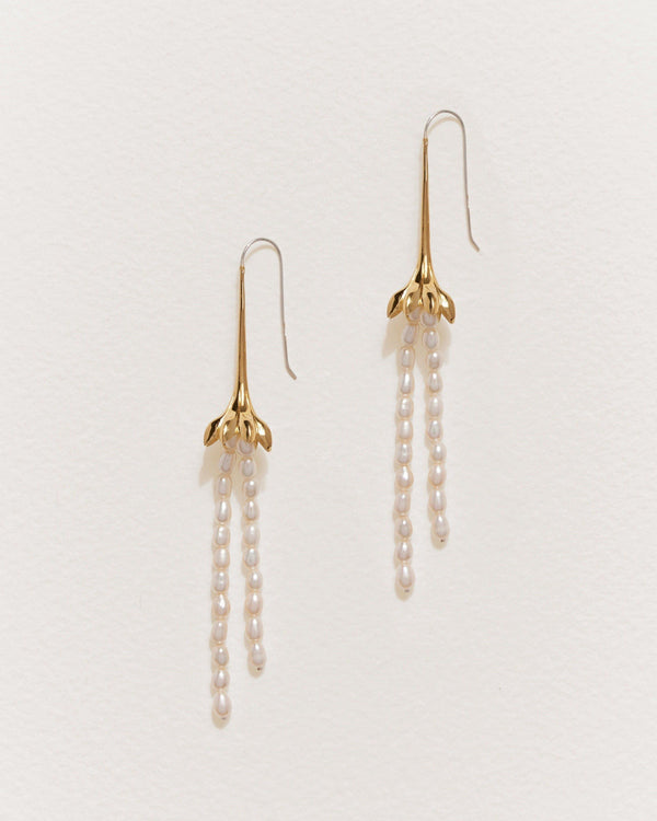 pamela love Anemone Pearl Earrings