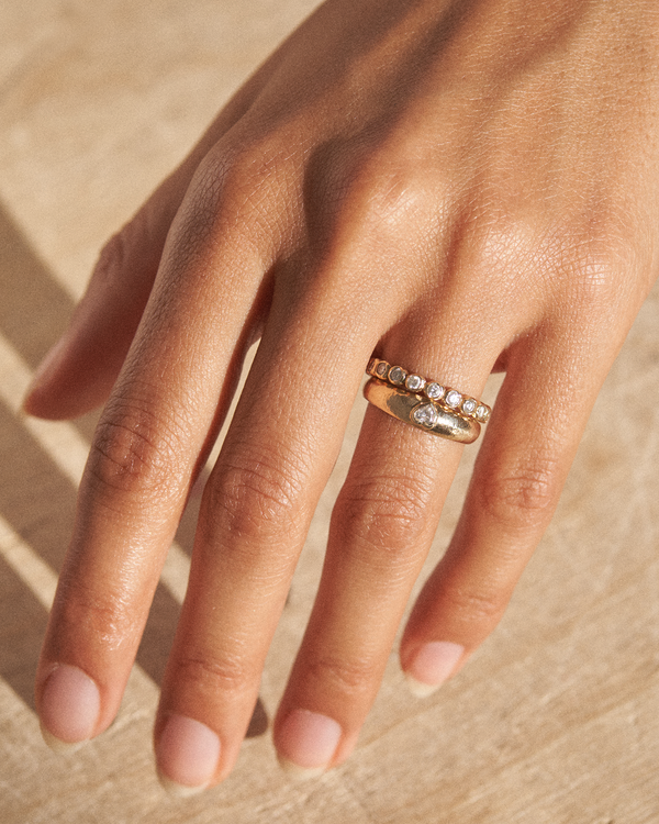 Pamela Love Bezel Heart Ring