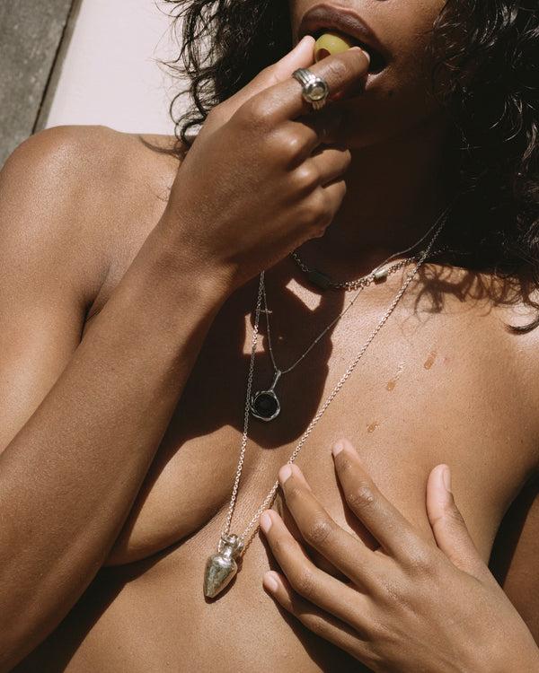 Pamela Love Braided Drop Pendant