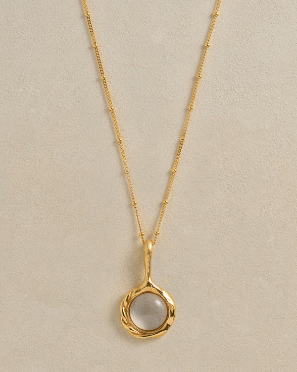 pamela love Braided Drop Pendant