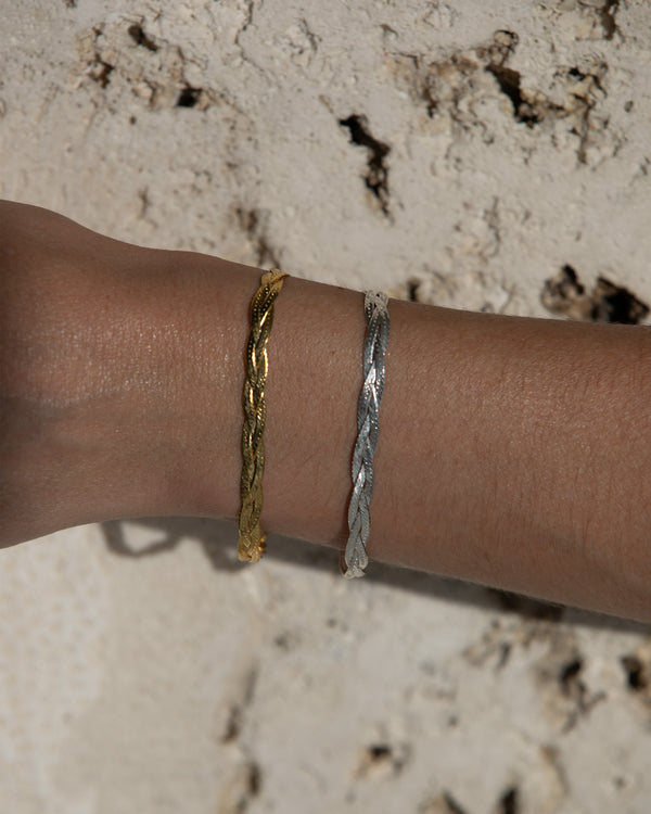 Pamela Love Braided Herringbone Bracelet